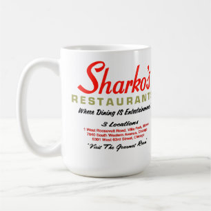 Sharko's Restaurants, 3 Locations, Illinois Coffee Mug
