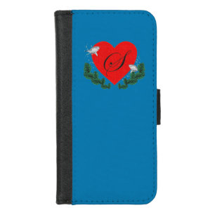 Sharks and a heart iPhone 8/7 wallet case