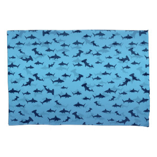 Sharks and Hammerhead Sharks Pillow Case