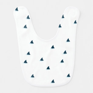 Sharks attention! baby bib