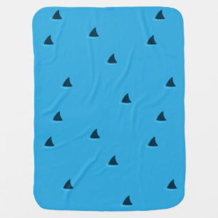 Sharks attention! baby blanket