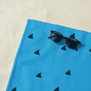 Sharks attention! beach towel