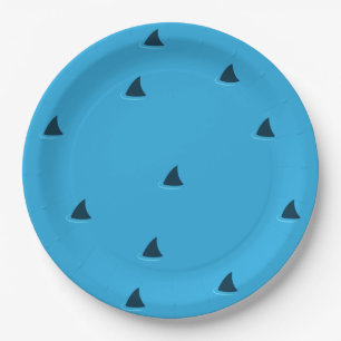 Sharks attention! paper plates