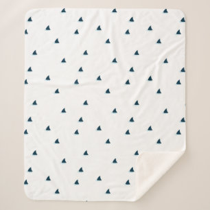 Sharks attention! sherpa blanket