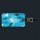 sharks! bag tag<br><div class="desc">Customize your electronic devices with sharks.</div>