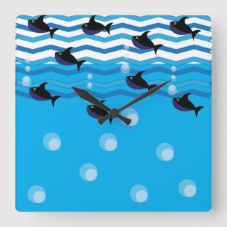 Sharks Blue Ocean Fish Kids