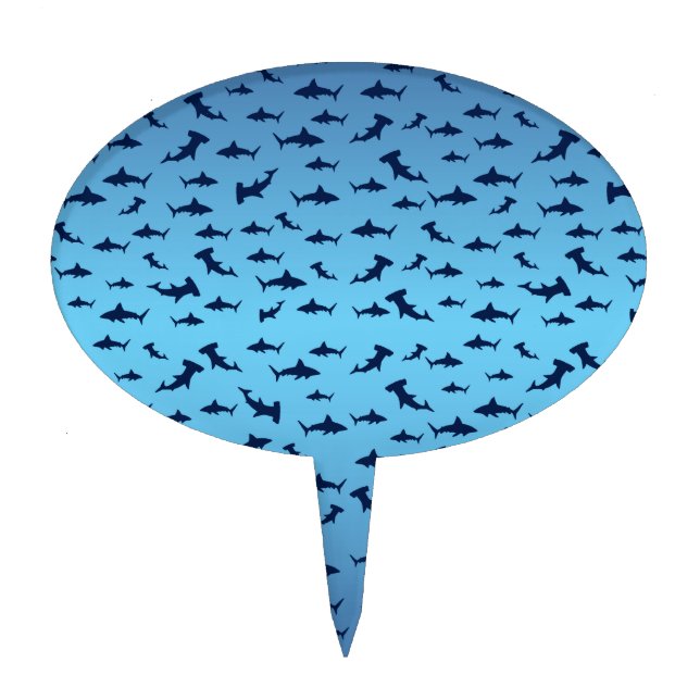 Sharks Cake Topper (Front)