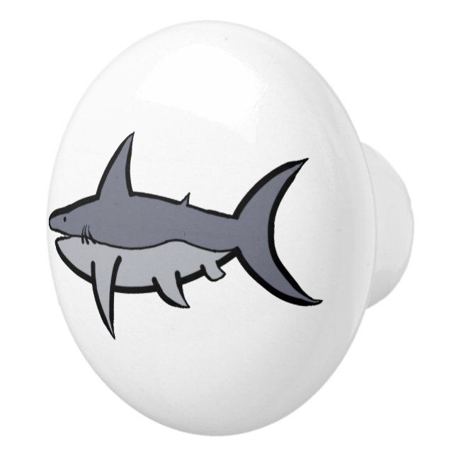 Sharks Ceramic Knob (Right)