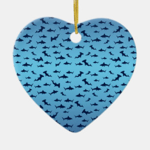 Sharks Ceramic Ornament