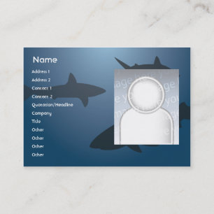 Sharks - Chubby Business Card