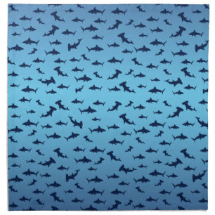 Sharks Cloth Napkin