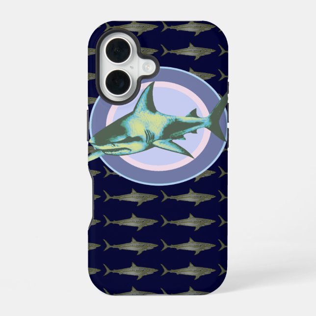 sharks cool 3g iphone case (Back)