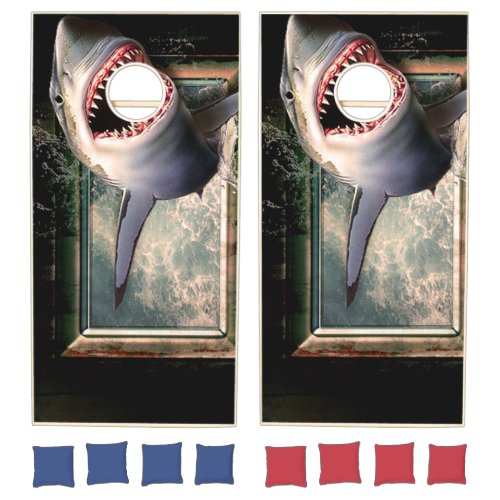 Sharks Cornhole Set