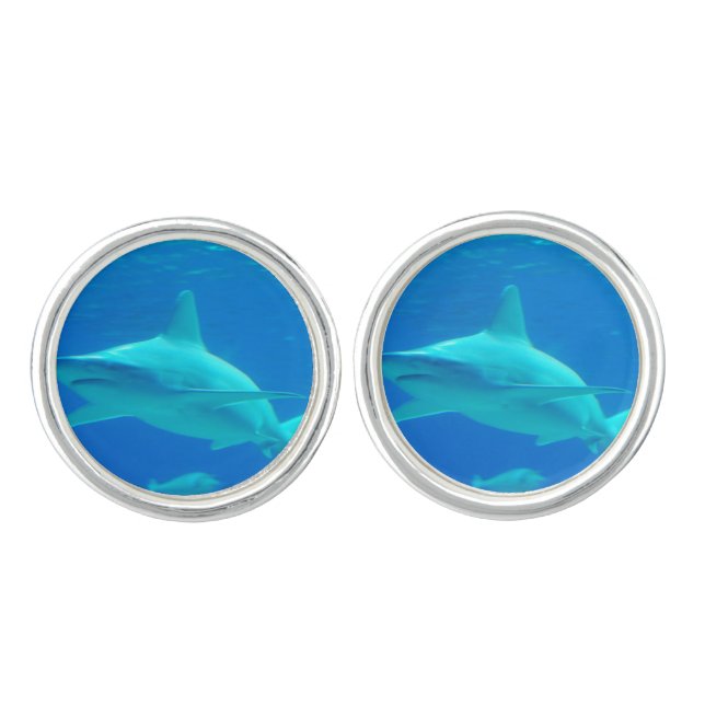 Sharks Cufflinks (Front)