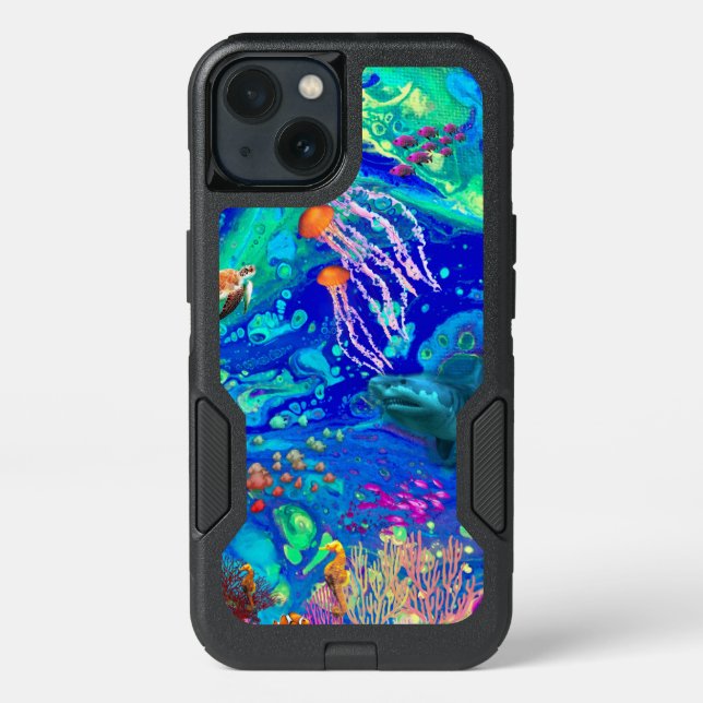 Sharks Den Otterbox iPhone Case (Back)