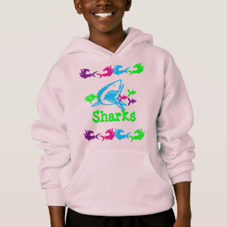 Sharks Design Hoodie