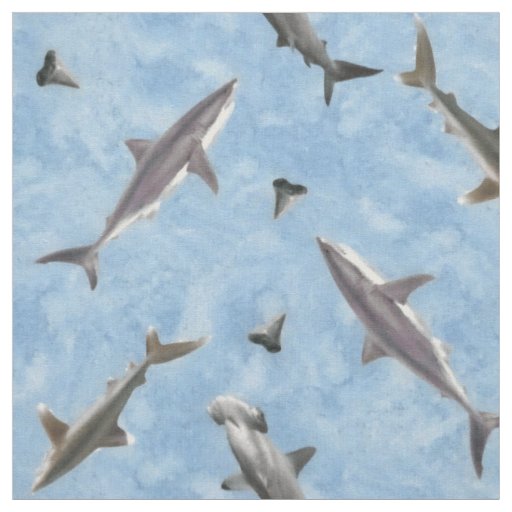 Sharks Fabric