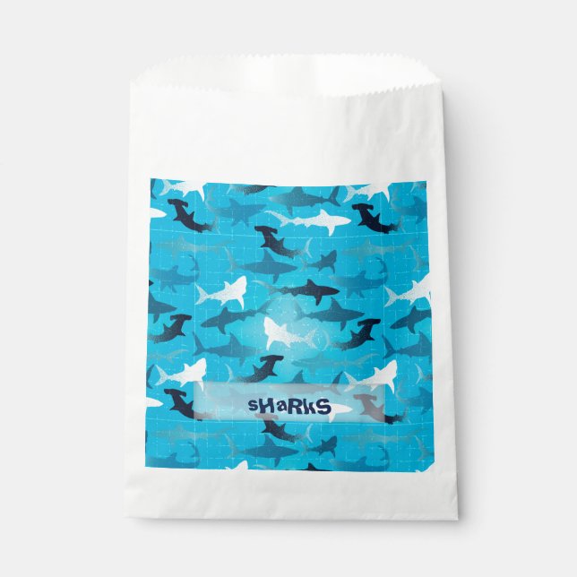 sharks! favor bag (Front)