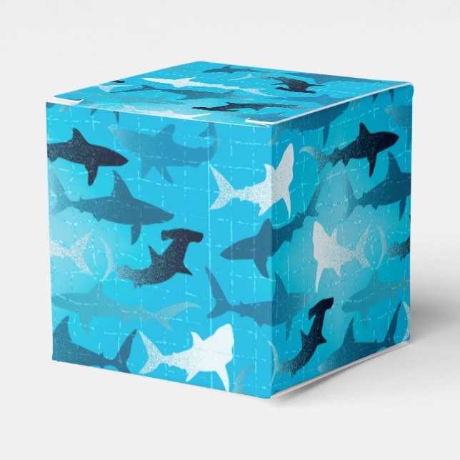 sharks! favor boxes (Front Side)