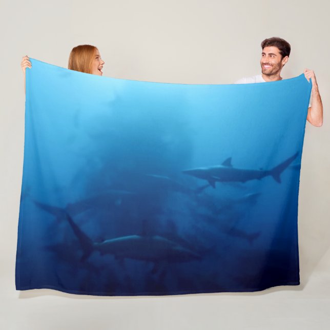 SHARKS FLEECE BLANKET (In Situ)