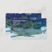 Sharks in Coral Reef Business Card (Front/Back)