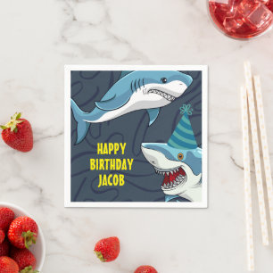Sharks in Disguise Child Birthday Napkins