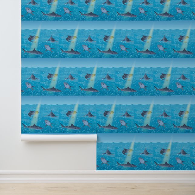 Sharks in Ocean Wallpaper (Application)