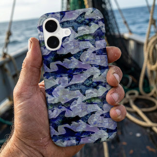 Sharks in the Deep Sea iPhone 17 Case