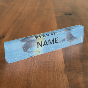 Sharks Name Plate