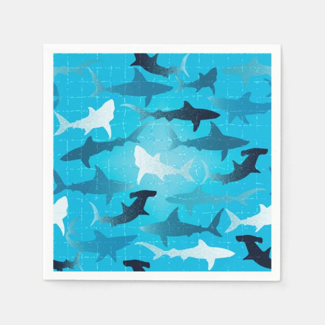 sharks! napkins (Front)