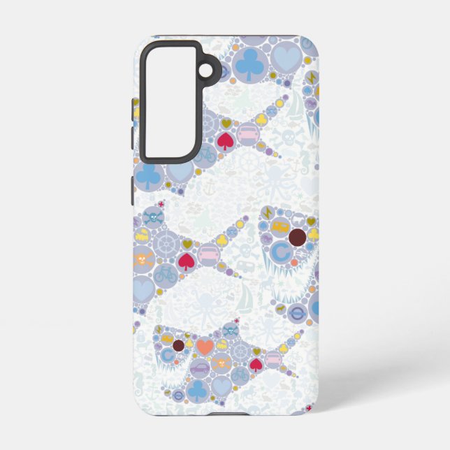 sharks samsung galaxy case (Back)