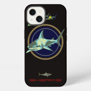 Sharks sea-inspired iPhone 13 case
