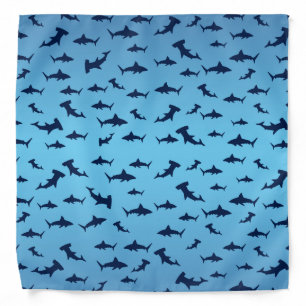 Sharks Sharks and More Sharks Bandana