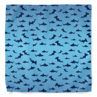 Sharks Sharks and More Sharks Bandana