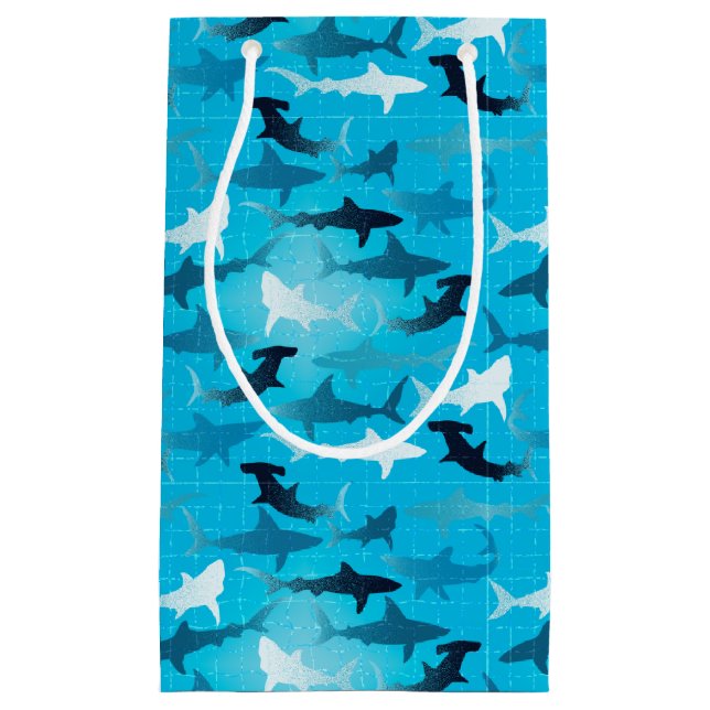 sharks! small gift bag (Front)