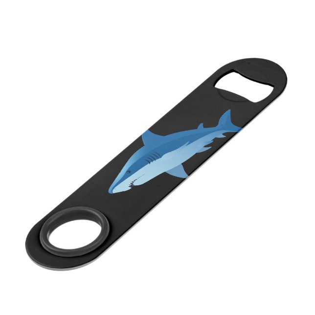 Sharks swimming speed bottle opener (Front Angled)