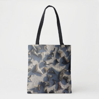 Sharks Teeth Beach Tote Bag
