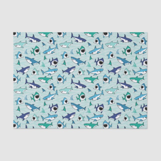 Sharks Tissue Paper (Front)