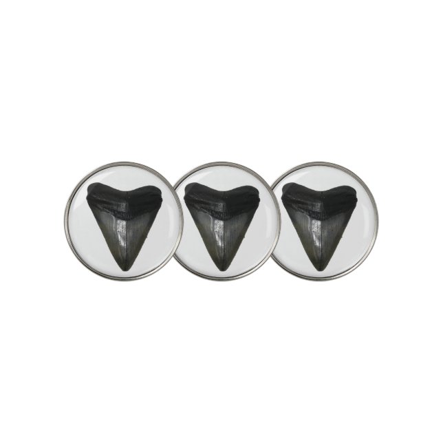 Shark's tooth golf ball marker (3 Up)
