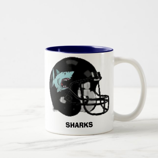 SHARKS Two-Tone COFFEE MUG (Right)