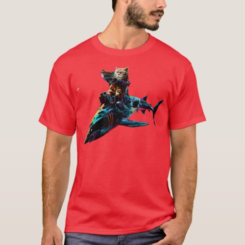 Sharks Uber Feline Edition T_Shirt
