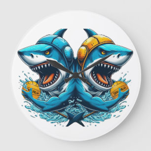 Sharks Water Polo Clock