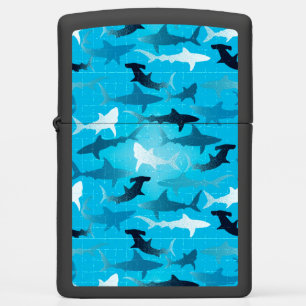 sharks! - zippo lighter