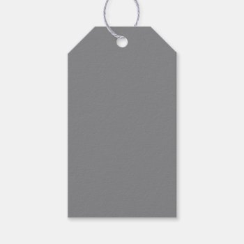 Sharkskin Gray Neutral Subtle Modern Solid Color Gift Tags by color_words at Zazzle