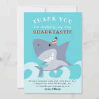 Fishing Birthday Thank You Card Fishing party, Zazzle