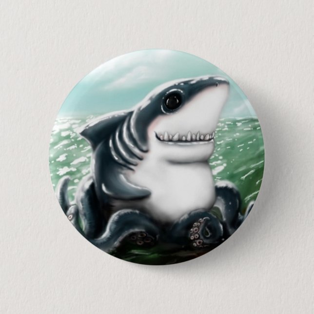 Sharktopus Button (Front)