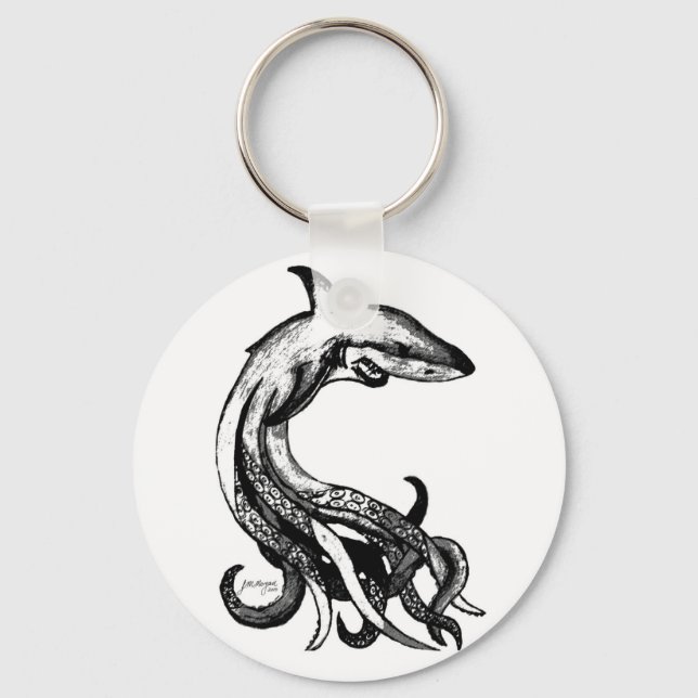 Sharktopus Keychain (Front)