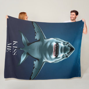 sharky fleece blanket