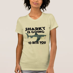 Sharky Is Going To Bite You Design - Women's Bella T-Shirt