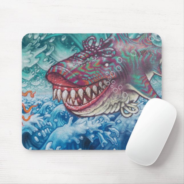 Sharky Mouse Pad (With Mouse)